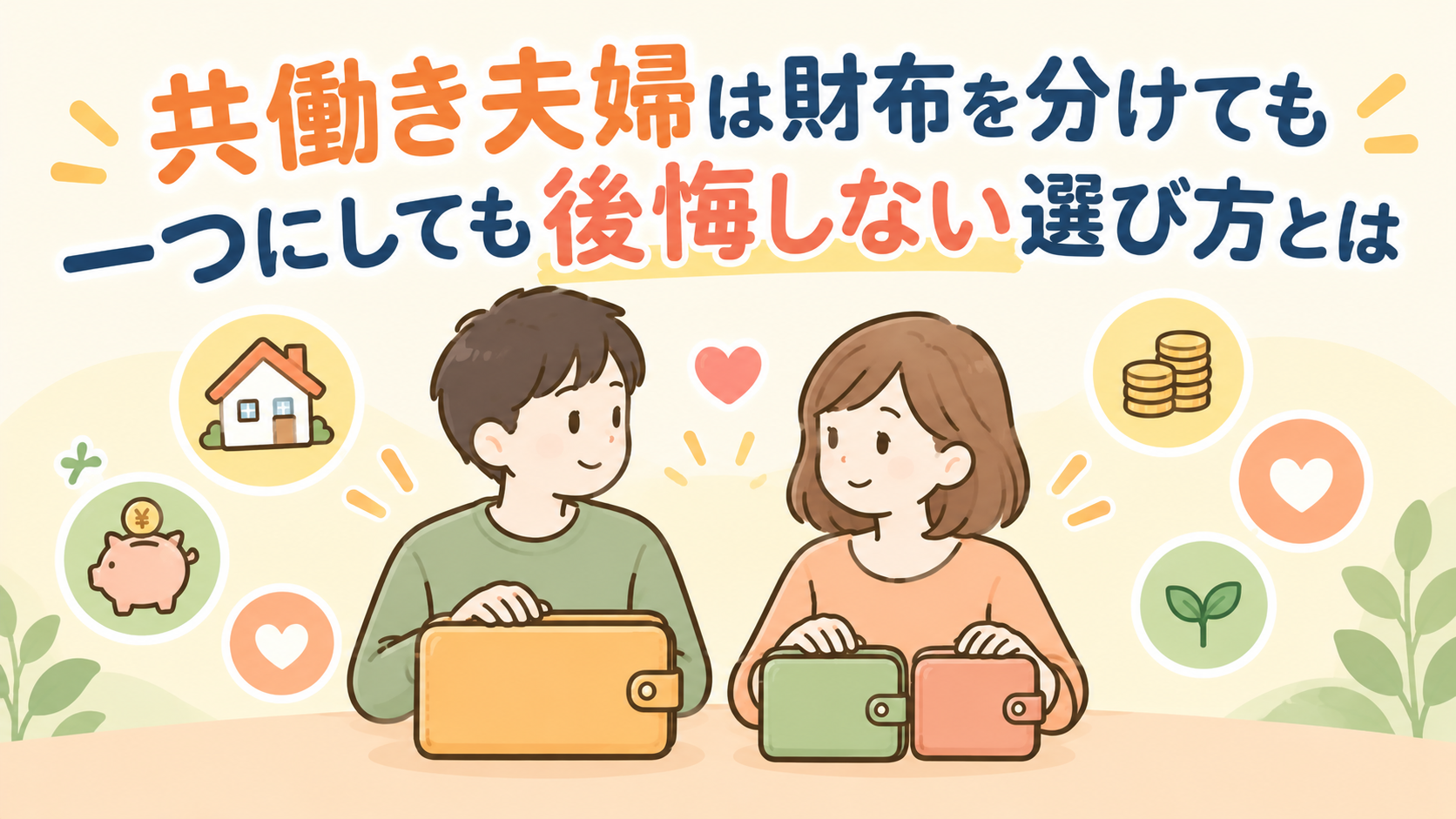 共働き夫婦 財布
